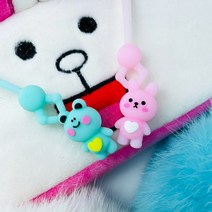 인형뽑기 토끼개구리 펜슬 학생 볼펜, 2.하늘개구리