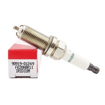 자동차 차량 점화플러그 6pcs 90919-01249 k20hbr11 듀얼 이리듐 점화 플러그 렉서스 ls460 is250 gs350 크라운 aurion 90919 01249, 없음