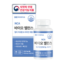 바이오밸런스 활성산소 제거 영양제 만성피로 멀티미네랄 아연 셀레늄 크롬 마그네슘, 1개, 1000mg x 60정, 60정