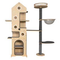 [럭시캣] 아론 7 캣타워 파퓰러/캣타워/원목캣타워, 없음