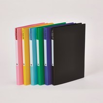 더존FK 스프링화일 PP 2p, 3개, 노랑