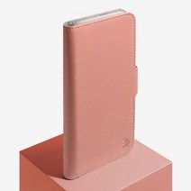 어썸디자인 플랫 가죽 지갑 다이어리 케이스