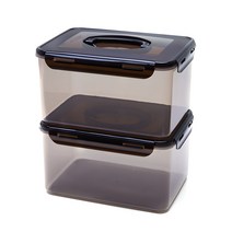 제오닉 블랙 김장 김치통 4L (2개입)