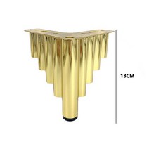 모션데스크 키높이책상 전동 스탠딩 높이 높낮이조절 학원 테이블 4pcs 금속 가구 다리 골드 소파 피트 Th, 01 4pcs-Gold-13cm
