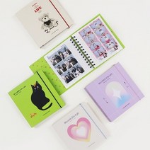 인생네컷 앨범 네컷사진 접착식 포토북, 러블리베어