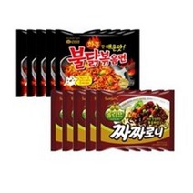 삼양 짜짜로니5개 + 불닭볶음면5개, 4개