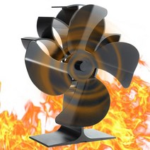 난로무동력팬 친환경 효율적인 벽난로 팬 저소음 팬 열 분배 목재, 02 B
