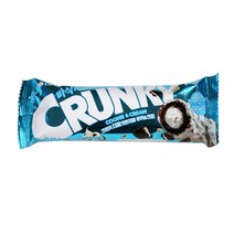 롯데제과 크런키 더블 크런치바 쿠키 앤 크림 33g, 단품