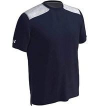 Under Armour 남성용 스포츠 스타일 스타디움 반소매 셔츠 블랙., Black