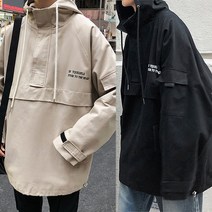 남성 오버핏 바람 막이 후드 자켓 추천 옷 남자 의류 재킷 아우터 외투 봄 가을 남친 룩 트렌드 스타일 코디 의상 대학생 외출 패션 패셔니스타 디자인 룩북 유행 INSUM46 아노락