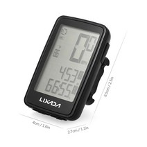속도 위치 Lixada 자전거 컴퓨터 USB 충전식 무선 사이클링 속도계 주행 거리계 Led 백라이트 2021 새로운, 01 Black