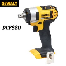 임팩 드릴 DEWALT-DCF880 18V 브러시 임팩트 렌치 203N.m 1/2 충전식 전기 공구만 해당, [01] DCF880B(Tool Only)