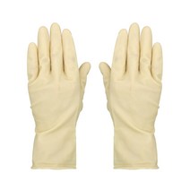 렉센 개미손 밭장갑 미니 고무장갑, 10세트, 아이보리