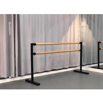 발레 무용 학원 이동식 발레 바 봉 무용바 스트레칭 높이조절, 2단 길이 1m 높이(80-105)