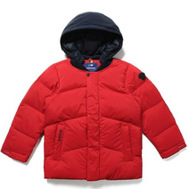 아이더 아이더(EIDER) 키즈 아동용 남아 여아 공용 중힙기장 다운자켓 후드탈부착 캐주얼스타일 기본방풍 방수 등산 스포츠 캠핑 등/하교 JUW20517 ANDRE (안드레) R2