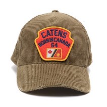 디스퀘어드2 ★한정수량 특가★디스퀘어드2 남성 CATENS 코듀로이 데미지 워싱 캡 BC1001 V109 82