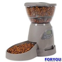 ForU482 펫메이트 리비스트로 자동급식기 5L 그레이 애견급식기 급식기 반려동물급식기, 상세페이지 참조