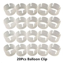 파티용품 풍선 아프리카별풍선 다이소풍선막대 열 스탠드 샤워 생일 웨딩 파티 장식 Eid Baloon 아치 키트 펌프 ons 액세서리, 18 20pcs Balloon Clip