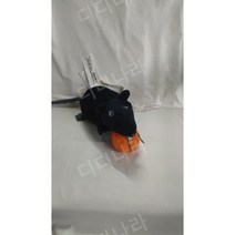 이케아 쥐 인형 고시그무스 봉제 애착 고양이 흰색 갈색 회색 검정색, 큰 검은색 마우스(라벨있음)