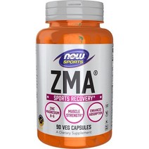 Now Foods Sports 헬스 ZMA 운동 후 회복 근손실 방지 예방 90정, 1팩, 90베지캡슐