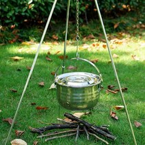 캠핑 바베큐 화로 더치 오븐 코펠 고정 걸이 3단 삼각대