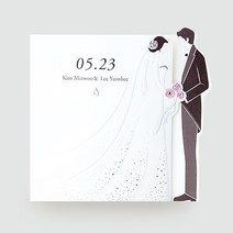 FW63 러블리 웨딩 청첩장 / 모바일청첩장 / 초대장 / 웨딩, 300개