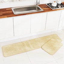 스칸디앤홈 롤리팝 99.9% 항균 발매트 주방매트 10colors, 웜베이지 50x200, 03_특대형 주방매트