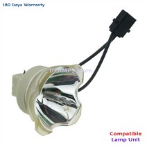 호환 램프 교체 부품고품질 프로젝터 베어 전구 램프 히타치 HCP-8000X X705/X807 CP-X615 E90 S40 + RF500, 한개옵션0