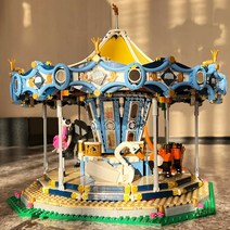 레고 10257 회전목마 2070pcs, 루프코스터, 레고만모터없음