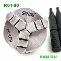 SAN OU 선반 척 K01-80B 80mm 3 quot3 Jaw 수동 미니 셀프 센터링 가역 Sanou CNC 용, [01] K01-80