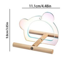 앵무새횟대 횟대 앵무새 앵무새 자연 나무 농어 스탠드 씹는 장난감 새장 액세서리 왕관 잉꼬, 01 as show