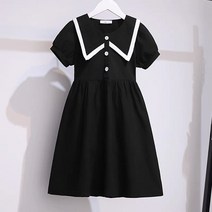 여아 원피스 여름 마린 인형넥 스커트 중왕 아동복 넷 레드 프린세스 스커트 D11417