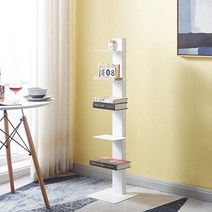 밀라노 북선반 6단 책꽂이 책장 화이트, 6단_화이트(WWD4029-WH)