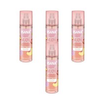 이사나 복숭아향 바디 향수 200ml ISANA Body Fragrance Sweet as a Peach, 4팩