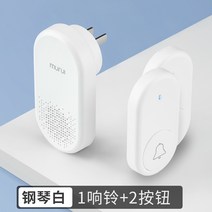 노인 호출벨 무선 비상벨 요양원 가정용 응급벨 환자, G: 더블 포탈 타입[벨 1개 + 버튼 2개]