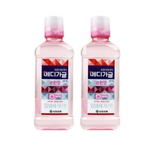 유한양행 덴탈케어 메디가글 복숭아향 250ml 2개, 단품, 단품