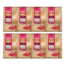 윈지커머스_할인최대20이내요망◈ 소프트밥((SOFTBOB) 소고기 1kg◈8개 묶음◈ 애견영양사료 애완견 건식_WINZI_CMMC, 윈지커머스_단일옵션, 윈지커머스_단일옵션