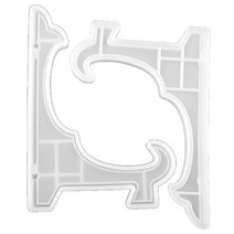 1 쌍 디스플레이 스탠드 그림 프레임 홀더 실리콘 에폭시 수지 몰드 주조 금형 접이식 랙 실리콘 금형