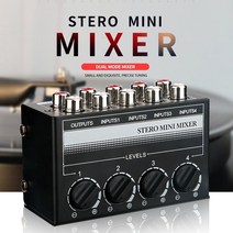 음향 믹서 디제잉 장비 스테레오 확장 제어 오디오 스플리터 박스 소형 클럽 스테레오용, cx400a