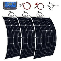 태양광3KW 300W 태양 전지 패널 키트 완료 12V Monocrystalline 고효율 경량 유연한, 01 300w solar kit