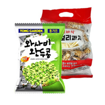 통가든 와사비 완두콩 300g + 바삭바삭 땅콩 보리과자 180g 세트, 7세트