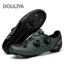 클릿슈즈 자전거 신발 사이클 사이클링 운동화 플랫 클리트 남자 스포츠 먼지 부츠 레이싱 여성, 없음, Green  Road+36