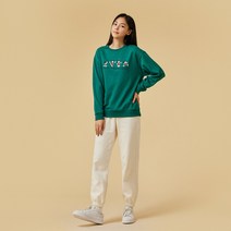 [JAJU/자주] 여 디즈니_탄탄 스웨트 셔츠_그린