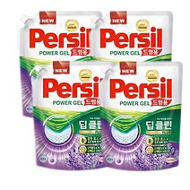 온마음샵 헨켈 퍼실 딥클린 플러스 라벤더젤 리필 1.8L 4개 일반용 드럼용 액체세탁세제