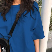 짧은 Sleeved 셔츠 여성의 여름 느슨한 의류 부부 커플반팔티