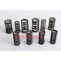 용수철 4와이어 직경 20 코일 압축 스프링 로터 리턴 릴리스 압력 스틸, 14 300mm_01 2.0mm_05 14mm