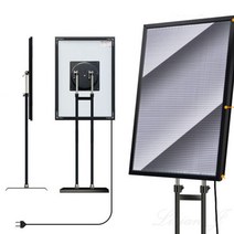 리시안제이 고급 LED 라이트패널 B2 검정 전시패널 라이팅판넬