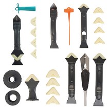 스마토 실리콘 스크레이퍼 7PCS 세트 5종 모음 교환패드 좁은 틈새 제거작업, 실리콘 스크레이퍼 세트 7P SMS7P