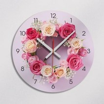 ig194-플라워리스 인테리어벽시계 B타입-사각형, 색상