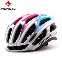 CAIRBULL 도로 자전거 헬멧 초경량 남자 여자 산악 타기 사이클링 일체 성형, L( 57-63CM), pink white